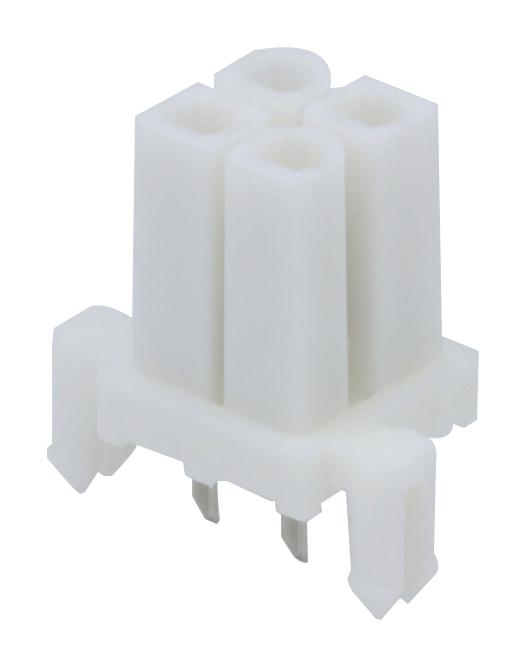 MOLEX 15-24-7041 Rectangular Connector, Mini-Fit BMI 42385 Series, 4 Contacts, Receptacle, 4.2 mm, Through Hole