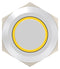 ALCOSWITCH - TE CONNECTIVITY AV1210E512R04 Vandal Resistant Switch, 12V LED, AV12 Series, 12 mm, SPST-NO-DM, Momentary, Round Raised, Natural