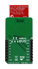 MIKROELEKTRONIKA MIKROE-2925 Add-On Board, MiWi 2 Click Board, Sub-GHz Transceiver, FSK/OOK, 200kbps/40kbps, MikroBUS