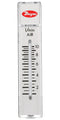 DWYER RMA-21 Air Flowmeter, 1 to 10 l/min, 100 psi, 4 % Accuracy, 1/8" FNPT, RATE-MASTER RMA Series