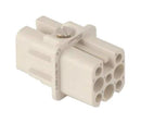 MOLEX 93601-0081 Heavy Duty Connector, GWconnect 93601 Series, Insert, 8 Contacts, 3A, Receptacle