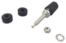 POMONA 3760-0. BINDING POST, 15A, TURRET, BLACK