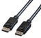 ROLINE 11.04.5983 Audio / Video Cable Assembly, DisplayPort Plug, DisplayPort Plug, 9.8 ft, 3 m, Black