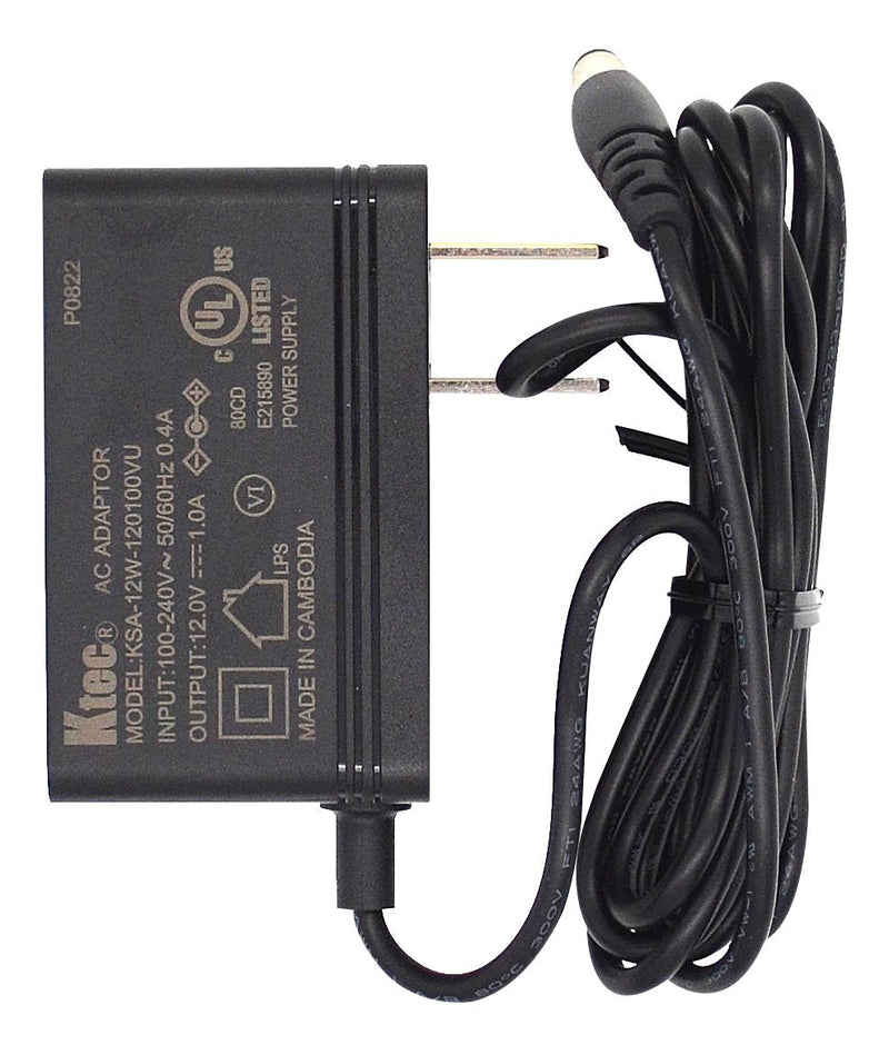 EDATEC ED-PSU1201(US) AC/DC Adapter, Raspberry Pi Board, 12 VDC Output, 1 A, US Plug