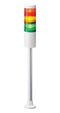 PATLITE LR6-302PJNW-RYG SIGNAL TOWER, AMB/GRN/RED, 88DB, 24VDC