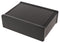 HAMMOND 1455T1202BK Metal Enclosure, w/Plastic End Panel, Small, Aluminium, 120 mm, 165 mm, 52 mm
