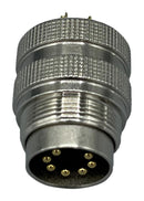 NORCOMP 878-07A-103RLS1 CIRCULAR CONNECTOR, PLUG, 7POS, SOLDER