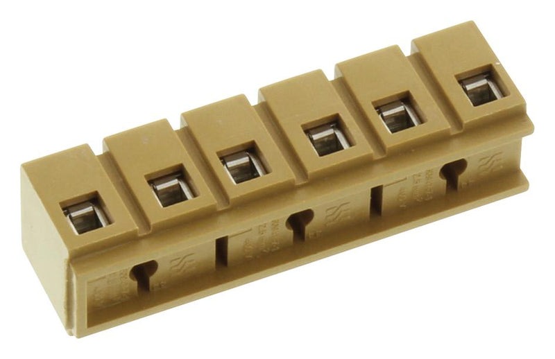 WEIDMULLER 0274220000 TERMINAL BLOCK, BARRIER, 6POS, 12AWG