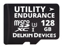 DELKIN DEVICES S31HFSTL2-U3000-3 Flash Memory Card, MicroSDXC Card, 128 GB, 3.6 V, -40 &deg;C, 85 &deg;C, Utility Endurance Series