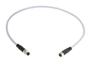 HARTING 21348081481020 CABLE ASSY, 4P M8 PLUG-RCPT, 6.6 , GRY