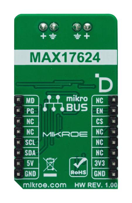 MIKROELEKTRONIKA MIKROE-5754 Add-On Board, Step Down 7 Click, mikroLab/EasyStart/mikromedia Starter/Fusion Development Kits