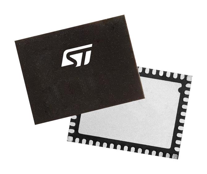 STMICROELECTRONICS IPS4140HQ-1 Power Load Distribution Switch, Active Low, 4 Outputs, 36V, 2.6A, 0.08 ohm, QFN-EP-48