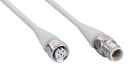 SICK DSL-1204-G02MRN Sensor Cable, Grey, M12 Receptacle, M12 Plug, 4 Positions, 2 m, 6.6 ft