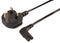 PRO ELEC PELB2125 LEAD 13A PLUG TO C7 RA BLACK 5M