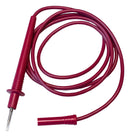 MUELLER ELECTRIC BU-2141-D-48-2 Test Patch Lead, Test Tip Probe, Banana Plug Shrouded, 4 ", 1.22 m, Red, 10 A