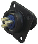 AMPHENOL INDUSTRIAL 97-3102A-10SL-3P CIRCULAR CONNECTOR RECEPTACLE, SIZE 10SL, 3 POSITION, BOX