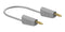 Staubli 64.1033-20028 64.1033-20028 Banana Test Lead 30 VAC 4mm Stackable Plug 78.74 " 2 m Grey