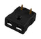 LABFACILITY AM-J-PCB (PACK OF 10) Thermocouple Connector, Socket, Miniature, J, Black, ANSI, PCB Mount, Pack of 10 XF-2851-FAR