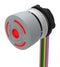 EAO 84-6231.2B40 Emergency Stop Switch, Grey, Round, SPST-NO, SPST-NC, Twist to Release, Cable, 3 A, 120 V