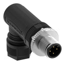 BANNER ENGINEERING BFW-M12M4A-6SL SENSOR CONN, M12, R/A PLUG, 4POS, CABLE