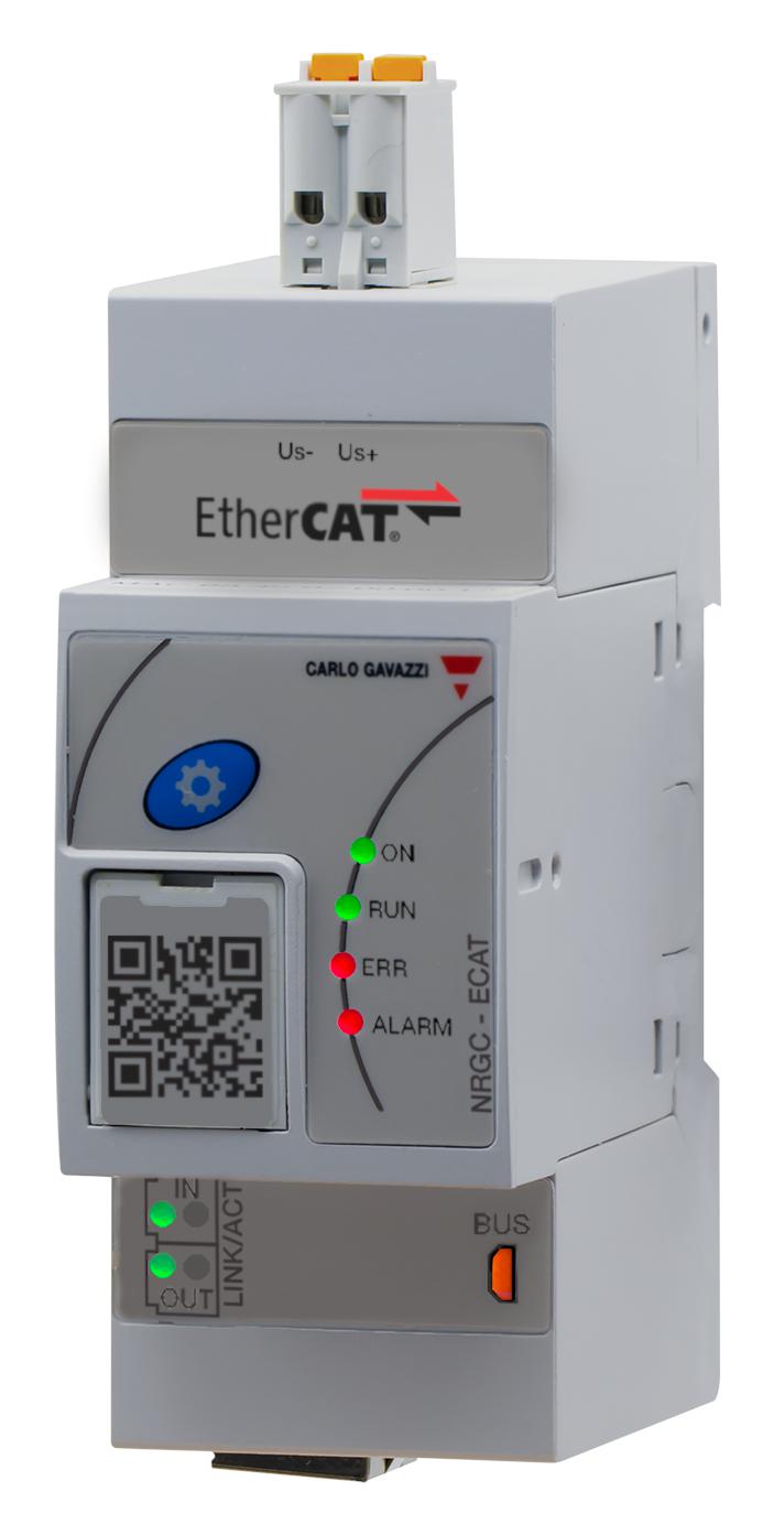 CARLO GAVAZZI NRGC-ECAT Controller, EtherCAT, 24VDC, NRG Series