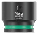 WERA 05005526001 Socket, Hexagonal, Impaktor, 3/8" Drive, 1" AF, 32mm L