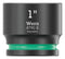 WERA 05005526001 Socket, Hexagonal, Impaktor, 3/8" Drive, 1" AF, 32mm L