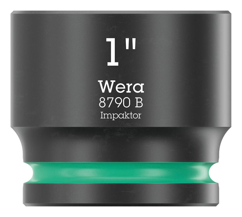 WERA 05005526001 Socket, Hexagonal, Impaktor, 3/8" Drive, 1" AF, 32mm L