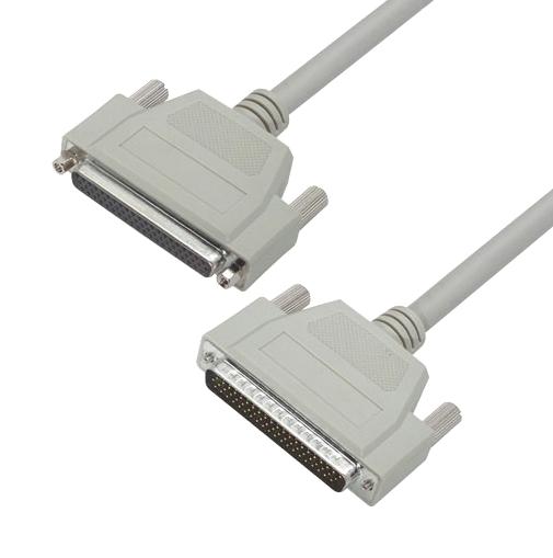 L-COM CHD62MF-5 Computer Cable, HD-62 Plug, HD-62 Receptacle, 5 ft, 1.5 m, Light Grey, CHD62MF Series