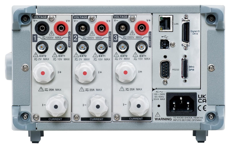 GW INSTEK GPM-8330 (GPM-DA12) DIGITAL POWER METER, 3CH, 15V TO 1KV