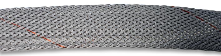 ALPHA WIRE 2142 SV005 Sleeving, Braided, Copper, Tin Plated, Silver, 6.35 mm, 30.5 m, 100 ft