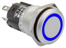 EAO 82-4551.1123 Vandal Resistant Switch, Series 82, 16 mm, SPDT, Momentary, Round Flat