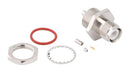 AMPHENOL RF 031-6975 RF / Coaxial Connector, TNC RP Coaxial, Straight Bulkhead Jack, Crimp, 50 ohm, 1.32mm Micro