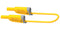 MULTICOMP PRO MP771113 Banana Test Lead, 4mm Banana Plug, Stackable, 4mm Stackable Banana Plug, 2.32 ", 59 mm, Yellow
