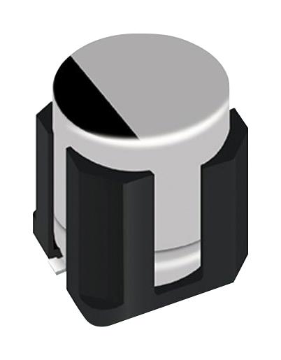 PANASONIC EEHZL1E221XV Hybrid Aluminium Electrolytic Capacitor, Vibration-Proof, 220 &micro;F, &plusmn; 20%, 25 V, Radial Can - SMD