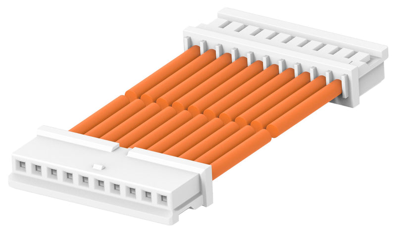 TE CONNECTIVITY 2405417-5 Cable Assembly, CN1 Connector to CN2 Connector, 10 Ways, 1.5 mm, 1 Row, 300 mm, 11.8 "