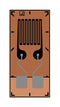 OMEGA 1-LM11-3/350GE Strain Gauge, 350 ohm, 3.7 mm, 6 mm, Solder Pads, Tee Rosette, 14 Vrms