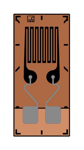 OMEGA 1-LM11-3/350GE Strain Gauge, 350 ohm, 3.7 mm, 6 mm, Solder Pads, Tee Rosette, 14 Vrms