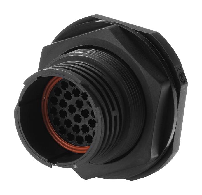 AMPHENOL INDUSTRIAL APC07-20-32P CIR CONN, RCPT, 32POS, SIZE 20, CRIMP