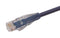 L-COM TRD695BL-1 Ethernet Cable, Cat6, RJ45 Plug to RJ45 Plug, UTP (Unshielded Twisted Pair), Blue, 304.8 mm, 1 ft