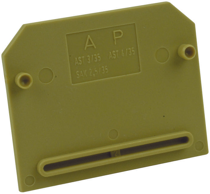 WEIDMULLER 0460560000 END PLATE, 1.5MMW, SAK SERIES