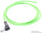 METZ CONNECT 142M2X90010 Sensor Cable, X-Code, Cat6a, 90&deg; M12 Plug, Free End, 8 Positions, 1 m, 3.28 ft