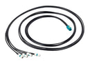 AMPHENOL RF 095-820-243M200 RF / Coaxial Cable Assembly, Mini FAKRA Type A Jack to 4 x FAKRA Plug, TFC 302 LL, 50 ohm, 6.6 ft