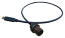 AMPHENOL PCD USB3CFTV7N030F312 USB CABLE, 3.2 C PLUG-C RCPT, 11.8"