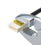 3M 37B04-D162-WP0 MB IDC Connector, 26-20 AWG, IDC Receptacle, Female, 2 mm, 1 Row, 4 Contacts, Cable Mount, Panel Mount