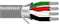 BELDEN 9534 060500 SHIELDED MULTICONDUCTOR CABLE, 4 CONDUCTOR, 24AWG, 500FT, 300V