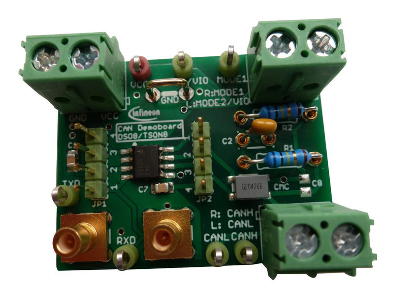 INFINEON DSO8CANBOARDTOBO1 Demonstration Board, TLE9251SJ, TLE9350SJ, TLE9350VSJ, CAN Transceiver SP001652714