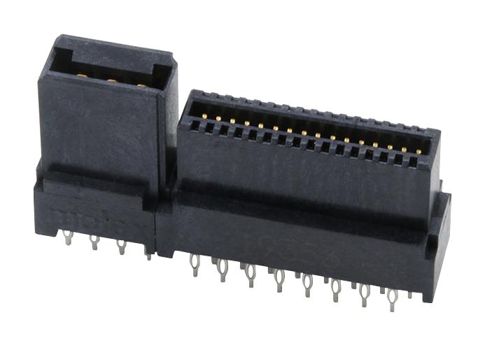 MOLEX 46114-2321 Rectangular Power Connector, 2P+32S, 34 Contacts, LPH 46114 Series, PCB Mount, Press Fit