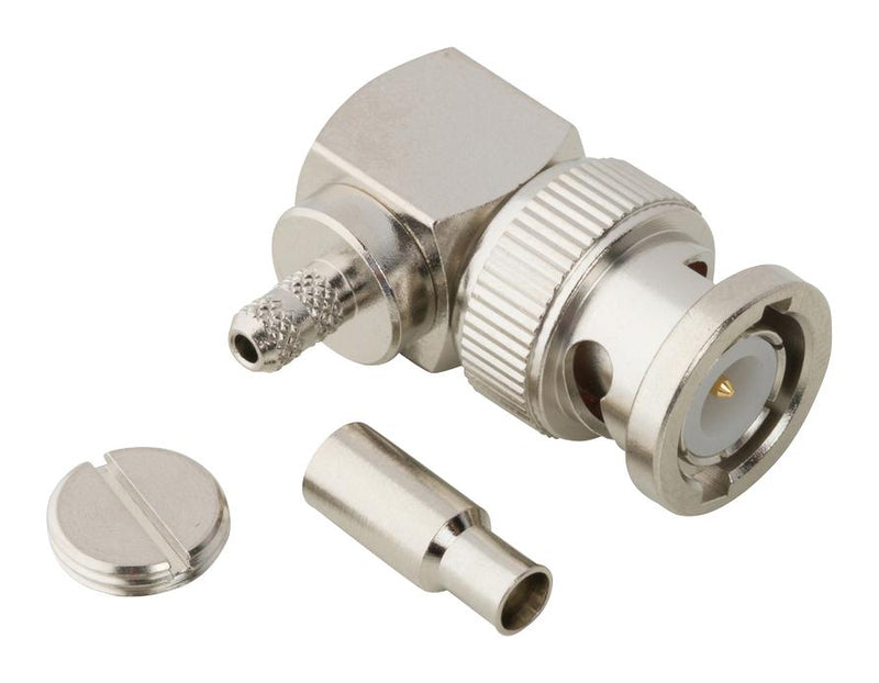 AMPHENOL RF 031-6997 RF COAX CONN, BNC R/A PLUG, 50 OHM/CABLE