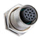 AMPHENOL LTW M12A-03PFFP-SF8001 Sensor Connector, M Series, M12, Female, 3 Positions, PCB Socket, Straight Panel Mount